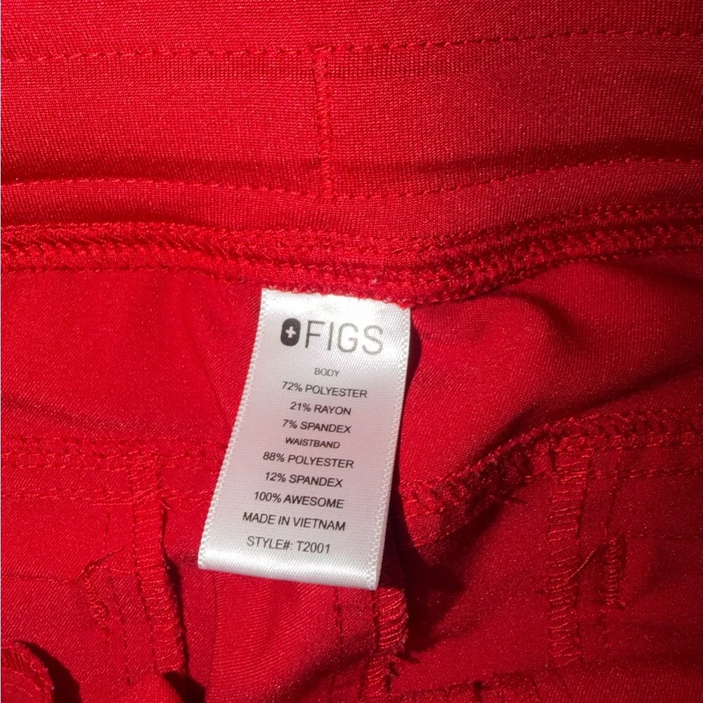 FIGS Axim Cargo Scrub Pants Red Men’s Size Small‎ T2001